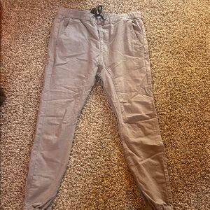 Skinny Men's Light Gray Joggers casual